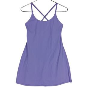 EC Ewedoos Athleisure Dress Size XS Lilac Attached Shorts Adjustable Straps